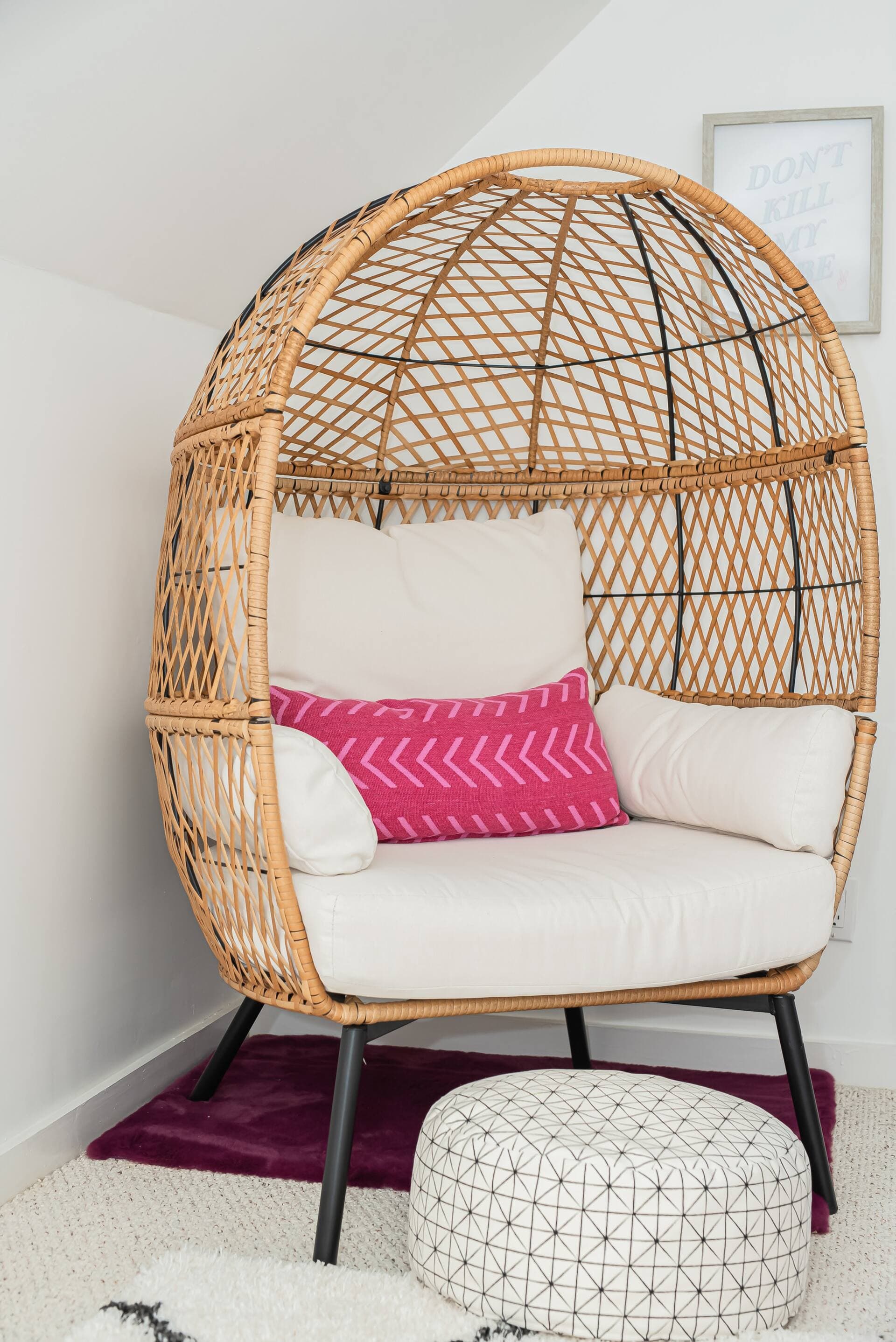 The hanging chair